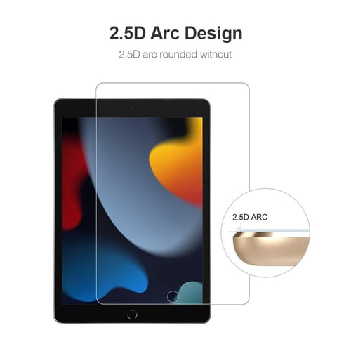 [ 2 قطع ] واقي حماية شاشة ايباد 9/8/7 موديل 2021 و...