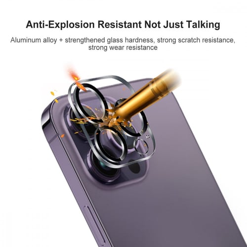 [3 قطع ] واقي حماية عدسات كاميرا ايفون 14 برو و 14...