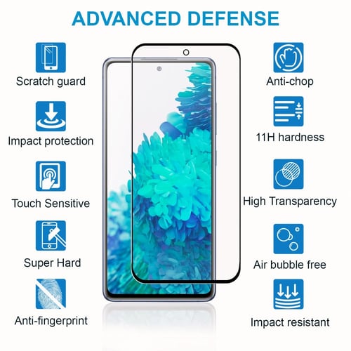 [ 2 قطع ] واقي حماية شاشة سامسونج جالكسي S20 بلس 6...