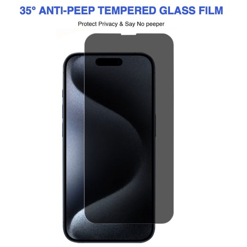 [2 قطع ] واقي حماية شاشة للخصوصية ايفون 15 بلس / 1...