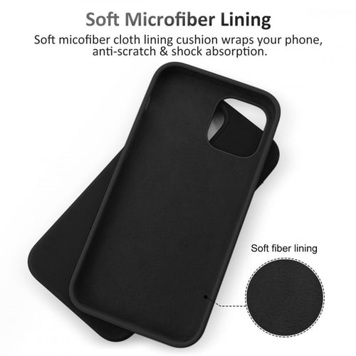 برايميت كفر حماية لهواتف الايفون سيلكون اللون أسود