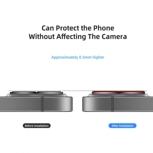 [3 قطع ] واقي حماية عدسات كاميرا ايفون 13