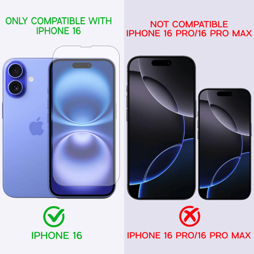 [3 قطع ] واقي حماية شاشة ايفون 16 6.1 انش