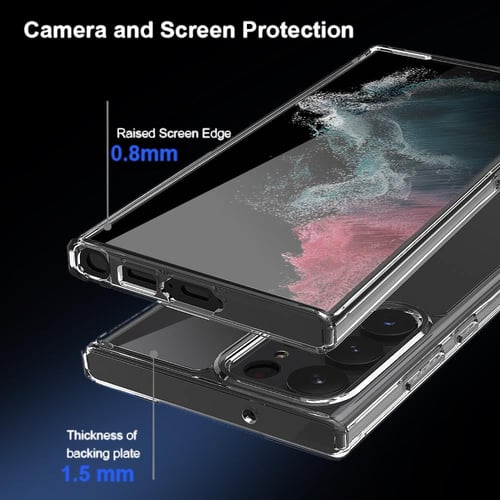 كفر جراب حماية سامسونج جالكسي اس 23 الترا شفاف