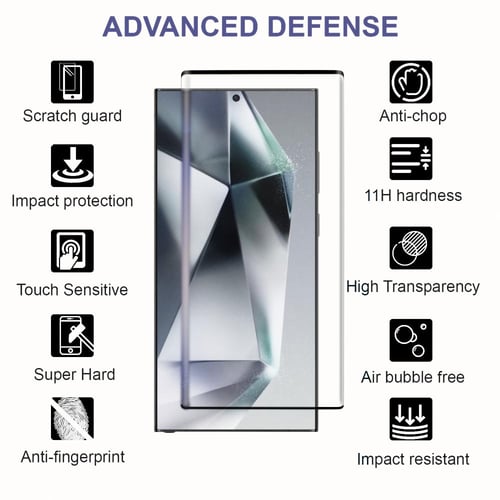 [2 قطع] واقي حماية شاشة سامسونج جالكسي S24 الترا ه...