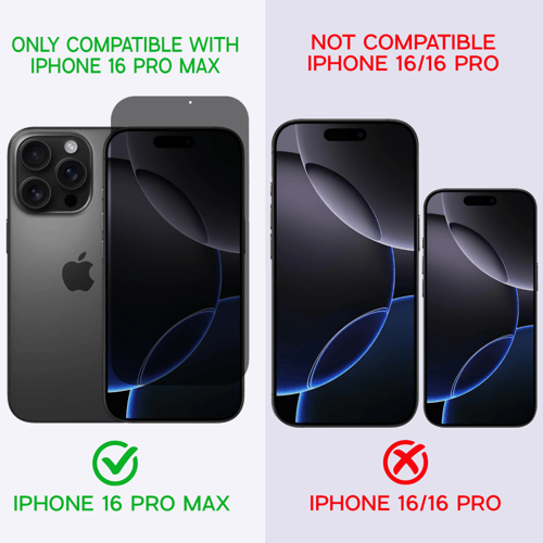 [3 قطع ] واقي حماية شاشة للخصوصية ايفون 16 برو ماك...