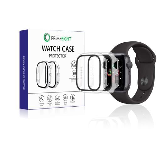 [2 قطعه] حافظة و حماية شاشة ساعة ابل 45 مم الاصدار...