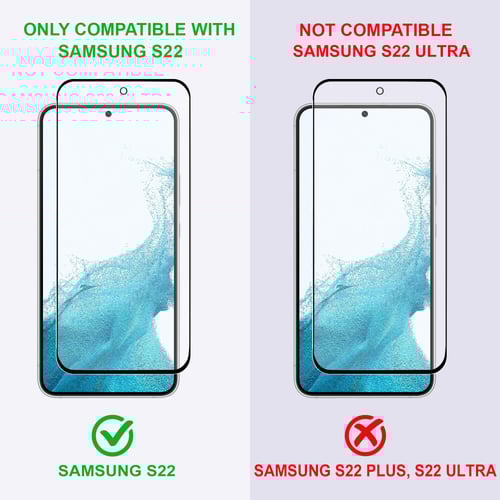 [2 قطع ] واقي حماية شاشة سامسونج جالكسي S22 هاتف 6...