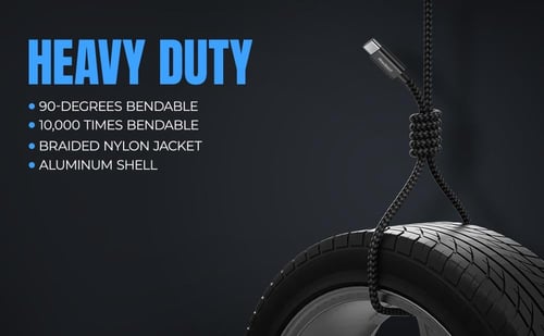 [3قطع] كيبل لايتنينج تايب سي شاحن اطوال 1 متر و 2...