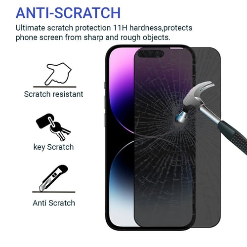 [2 قطع ] واقي حماية شاشة للخصوصية ايفون 14 برو ماك...