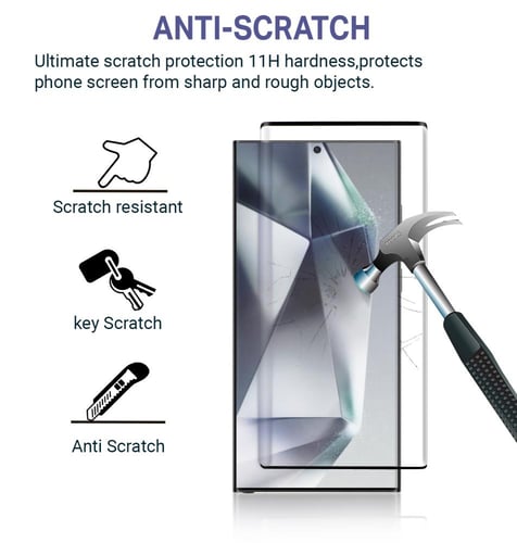 [2 قطع] واقي حماية شاشة سامسونج جالكسي S24 الترا ه...