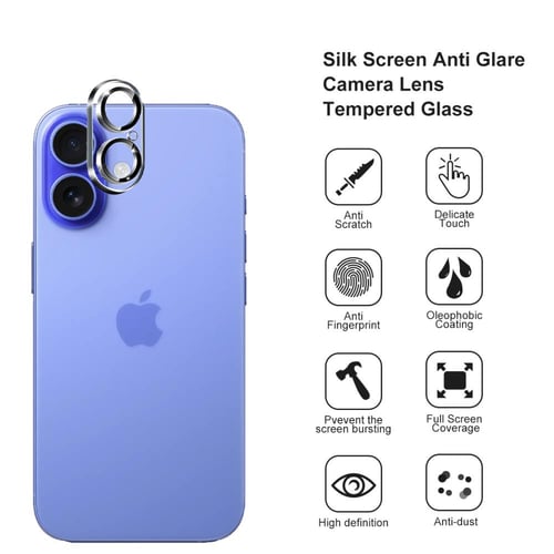 [3 قطع ] واقي حماية عدسات كاميرا ايفون 16 و 16 بلس