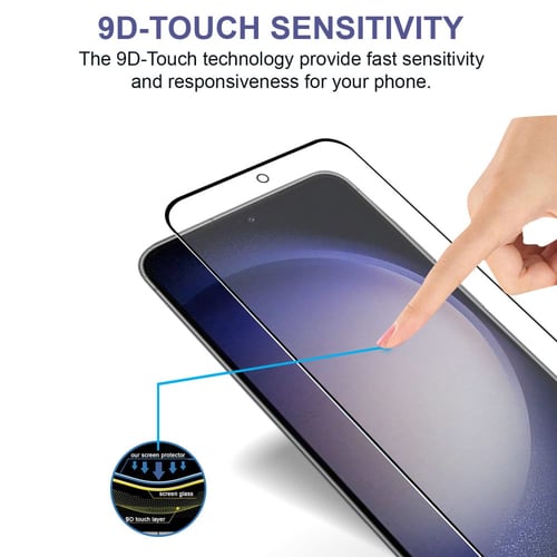 [2 قطع ] واقي حماية شاشة سامسونج جالكسي S23 بلس 6....