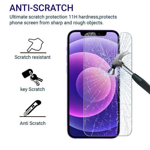 [3 قطع ] واقي حماية شاشة ايفون 11 / XR ايفون 6.1 ا...