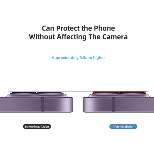 [3 قطع ] واقي حماية عدسات كاميرا ايفون 13 برو و 13...