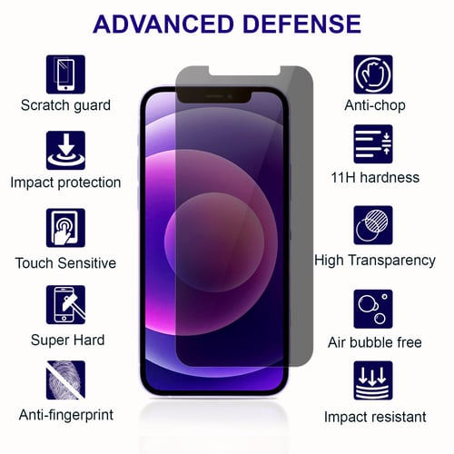 [2 قطع ] واقي حماية شاشة للخصوصية ايفون 11 / اكس ا...