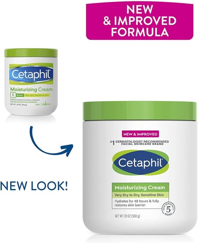 كريم ترطيب الجسم من سيتافيل للبشرة الجافة ،566 جرا...