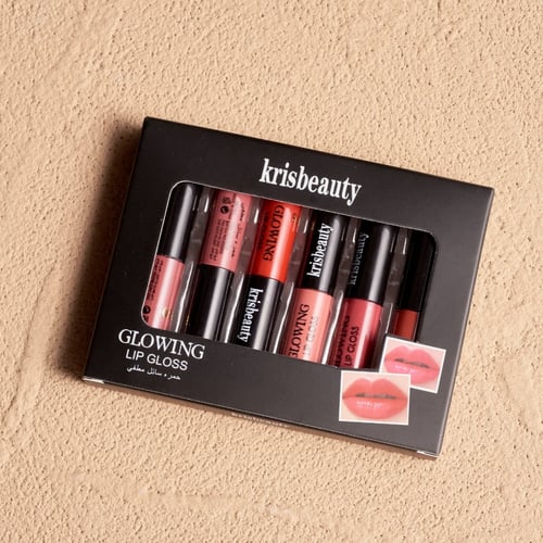 مجموعة 6 احمر شفاء سائل ميت مات من كريس بيوتي