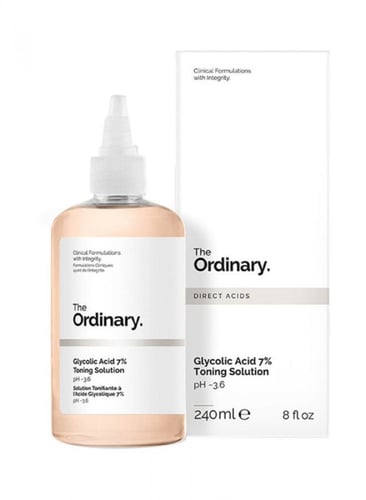 محلول تنظيف بحمض الجليكوليك بنسبة 7 بالمئة شفاف 24...