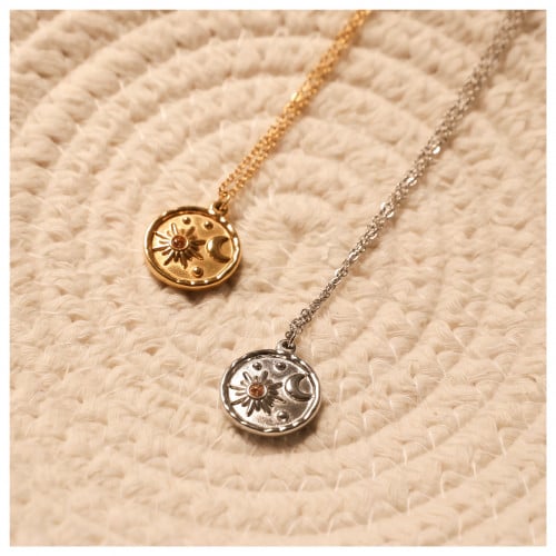 Star and Moon Necklace