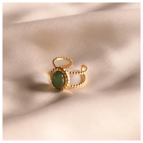Retro oval ring
