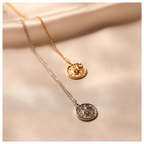 Star and Moon Necklace