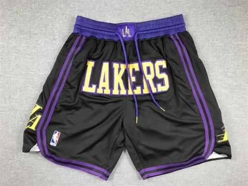 Lakers short black