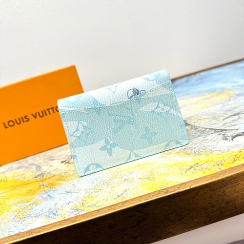 LV baby blue wallet