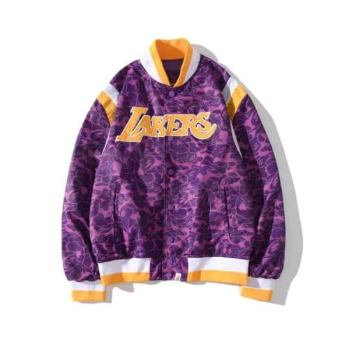 lakers jacket bomber