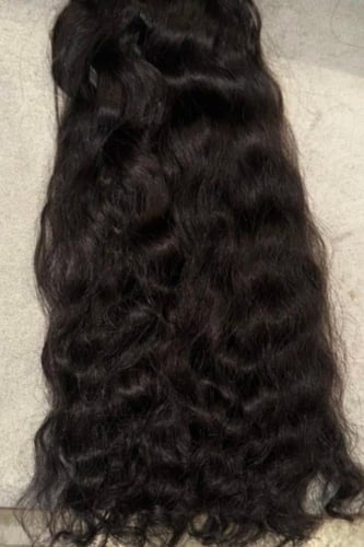 كلبسات طبيعي 100% وصلة 6 قطع ويفي/كيرلي اسود باهت...