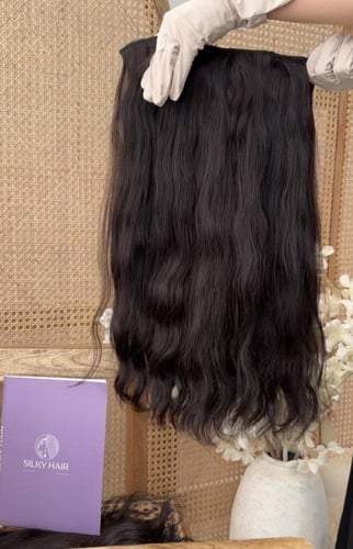 كلبسات طبيعي 100% قطعة اسود باهت 18”