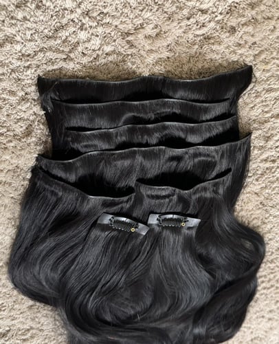 كلبسات مخفية مسطحة أسود بني فاتح 18 انش 180 قرام -...