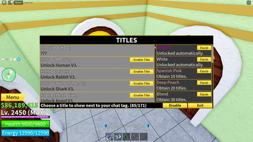 حساب بلوكس فروت اسطوري - ايقاظ عنقاء