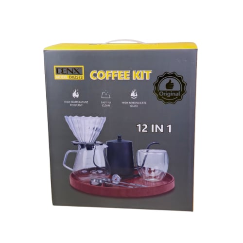 ( 12 قطعة ) حقيبة متكاملة للقهوة المقطرة V60