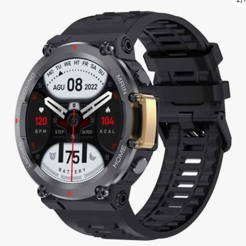 ساعة Run 2 الرياضية - أسود