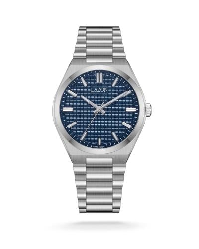 ساعة رجالية من الستيل بميناء كحلي - Midnight Blue