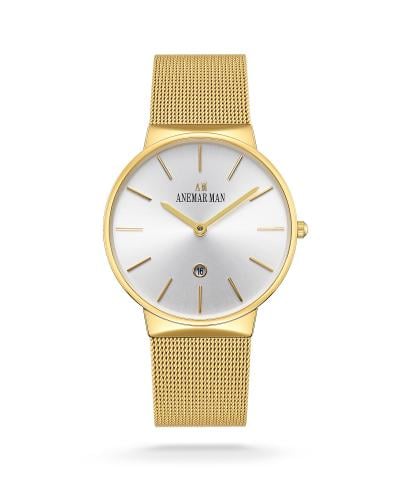 ساعة رجالية بميناء أبيض - Starlight Silver