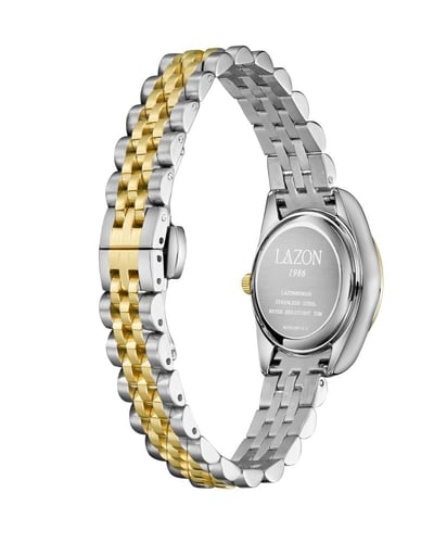 ساعة نسائية من الستيل بميناء رصاصي - Angel Grey