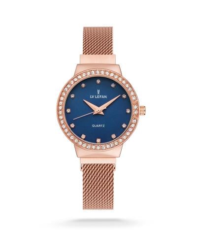 ساعة نسائية كلاسيكية باللون كحلي - Royal Blue