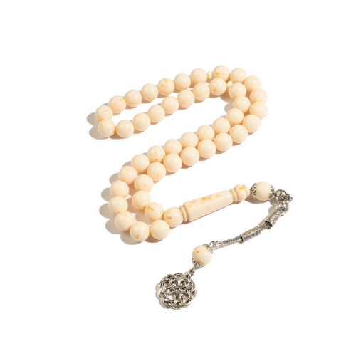 سبحة البكلايت باللون البيج الأنيق