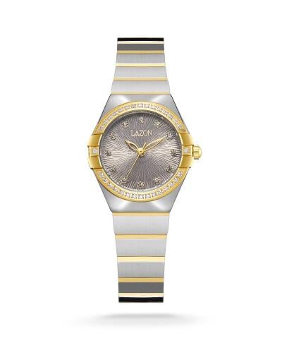 ساعة Stella - ستيلا | ذهبي رصاصي