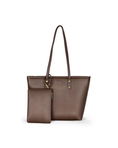 LAZON IVORY TOTE — آيفوري | بني
