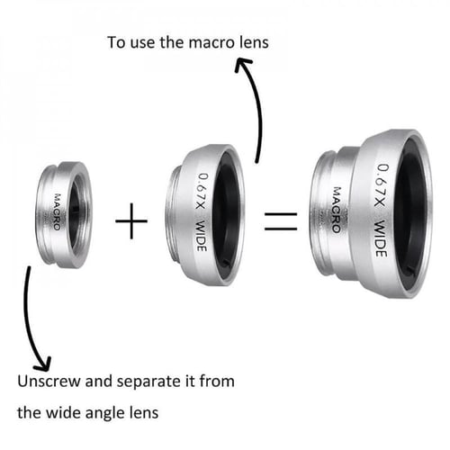 عدسات تصوير احترافي للجوال 5 في 1