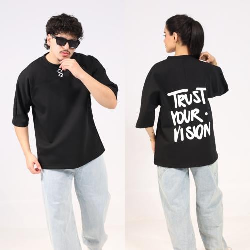 LS اسود بكتابة من الخلف