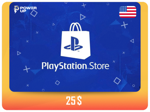 بطاقة PSN بلايستيشن 25$ - أمريكي