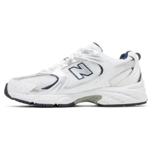 New Balance 530 White Silver Navy