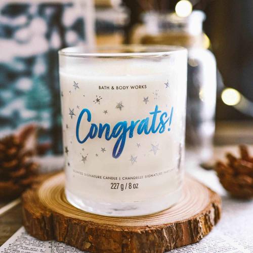 شمعة تهنئة Congrats
