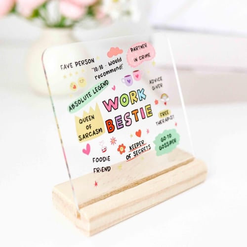 لوحة صديقتي المفضلة بالعمل