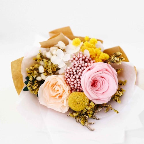 باقة ورد طبيعي Pink