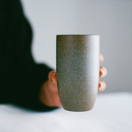 كوب قهوة سيراميك تصميم طولي